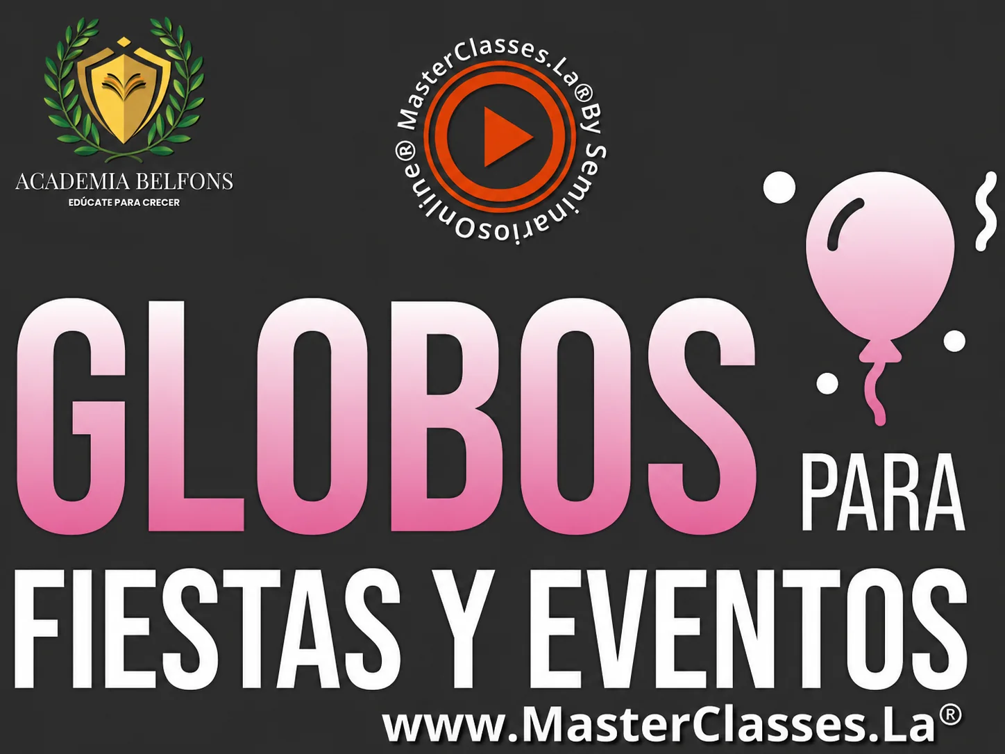 Recursos del programa Globos para Fiestas y Eventos